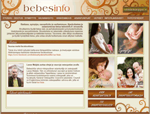 Tablet Screenshot of bebesinfo.fi